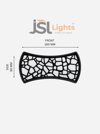 APRA 2034A 12W Harrier Wall Light – Indoor & Outdoor Decorative IP65 LED Wall Washer for Modern Lighting - 1 pcs