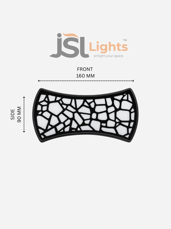 APRA 2034A 12W Harrier Wall Light – Indoor & Outdoor Decorative IP65 LED Wall Washer for Modern Lighting - 1 pcs