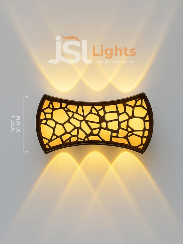 APRA 2034A 12W Harrier Wall Light – Indoor & Outdoor Decorative IP65 LED Wall Washer for Modern Lighting - 1 pcs