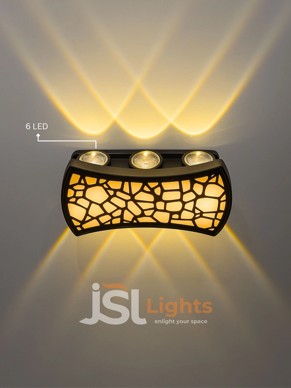 APRA 2034A 12W Harrier Wall Light – Indoor & Outdoor Decorative IP65 LED Wall Washer for Modern Lighting - 1 pcs