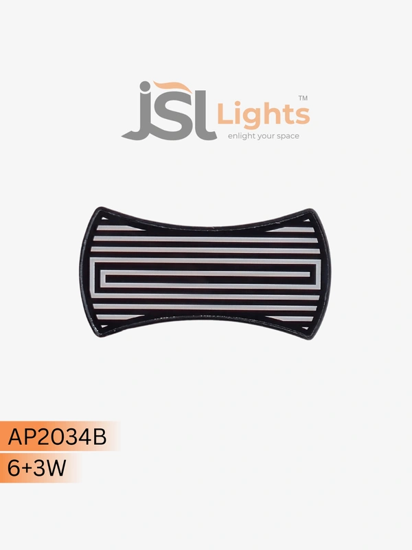 APRA 2034B 12W Harrier Wall Light – Indoor & Outdoor Decorative IP65 LED Wall Washer for Modern Lighting - 1 pcs