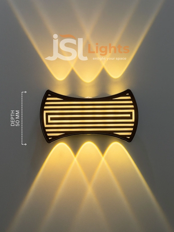 APRA 2034B 12W Harrier Wall Light – Indoor & Outdoor Decorative IP65 LED Wall Washer for Modern Lighting - 1 pcs