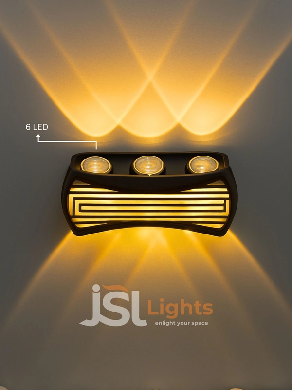 APRA 2034B 12W Harrier Wall Light – Indoor & Outdoor Decorative IP65 LED Wall Washer for Modern Lighting - 1 pcs