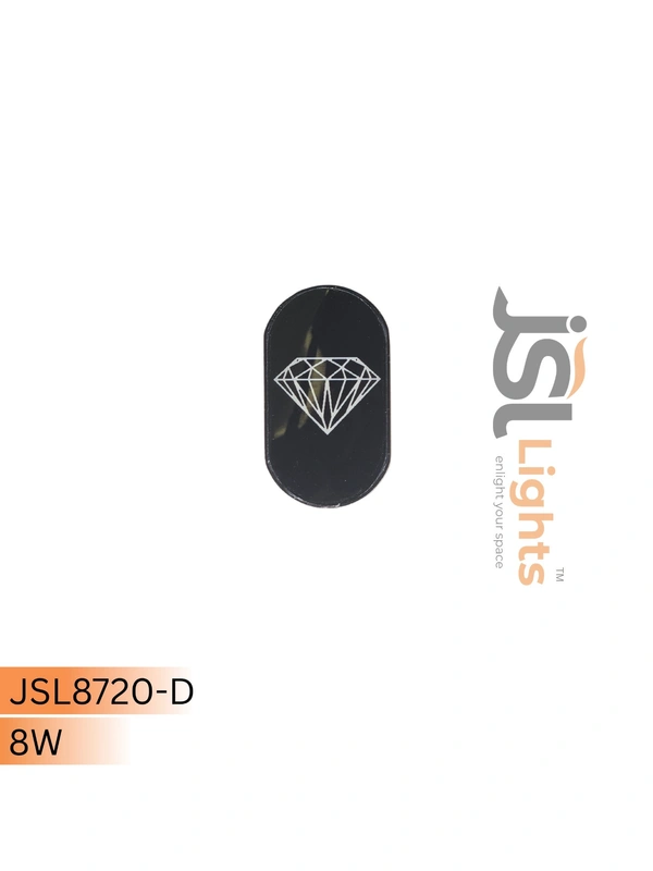 JSL 8720-D 8W Wall Light – Indoor & Outdoor Decorative IP65 LED Wall Washer for Modern Lighting - 1 pcs