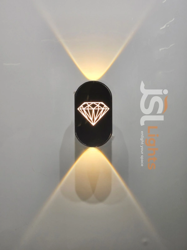 JSL 8720-D 8W Wall Light – Indoor & Outdoor Decorative IP65 LED Wall Washer for Modern Lighting - 1 pcs