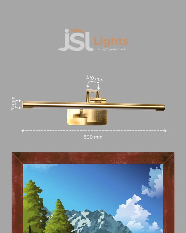 LX 375 12W AB Wall Mirror Light 3CCT - 12W, AB