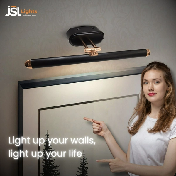 LX  LX 776 6W Black Rose Gold Mirror Light  - 6W, 3CCT, Black RG