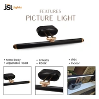 LX  LX 776 6W Black Rose Gold Mirror Light  - 6W, 3CCT, Black RG