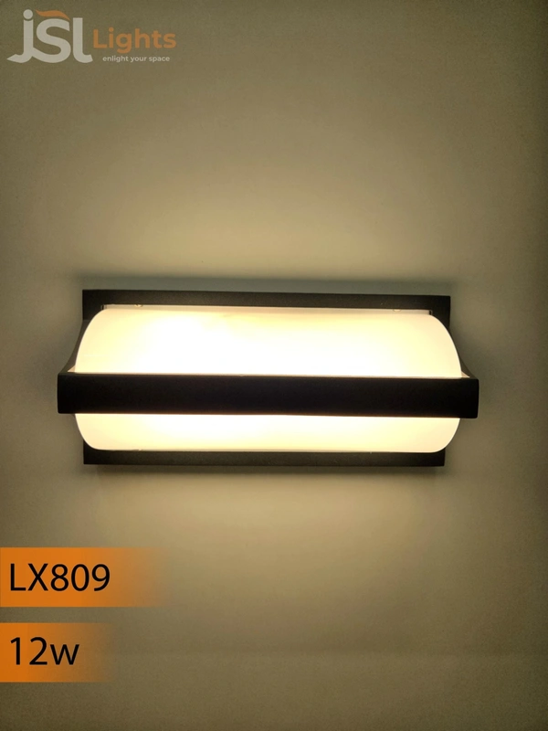 LX 809 12W LED Bulkhead Wall Light – Rust-Proof Surface Mount IP65 Fitting