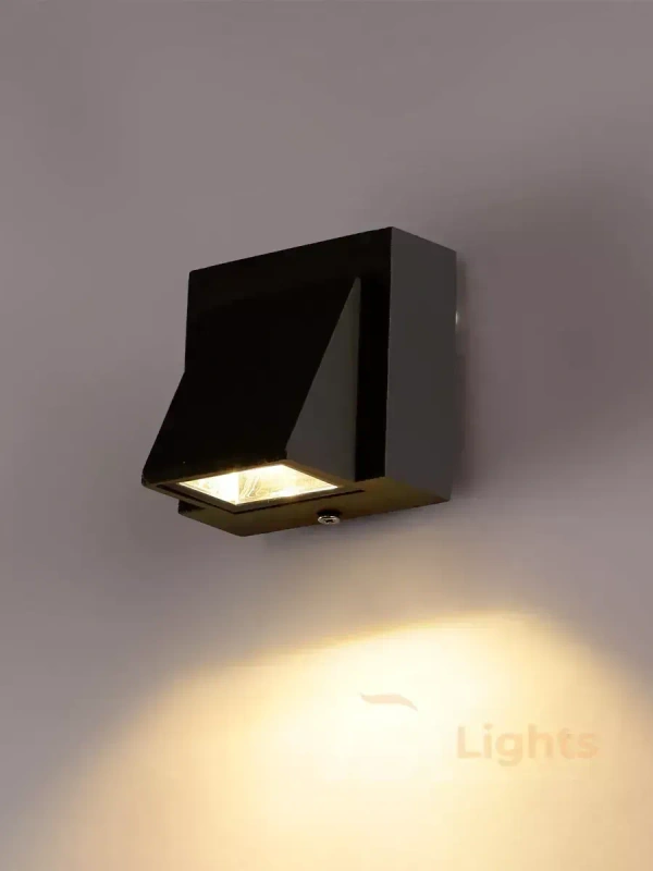 LX  LX 059 3W Black Outdoor Down Wall LIGHT - 3W, 3000K