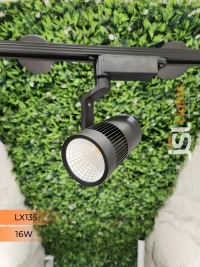 LX 135 16W LED Track Spotlight Black Body  - 16W, 4000K, Black