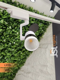 LX 135 16W LED Track Spotlight White Body  - 16W, 4000K, White