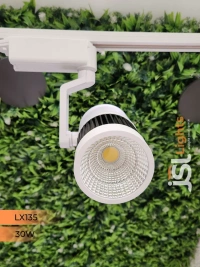 LX 135 30W LED Track Spotlight White Body  - 30W, 6000K, White