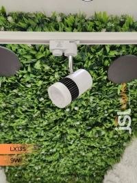 LX 135 9W LED Track Spotlight White Body  - 9W, 4000K, White