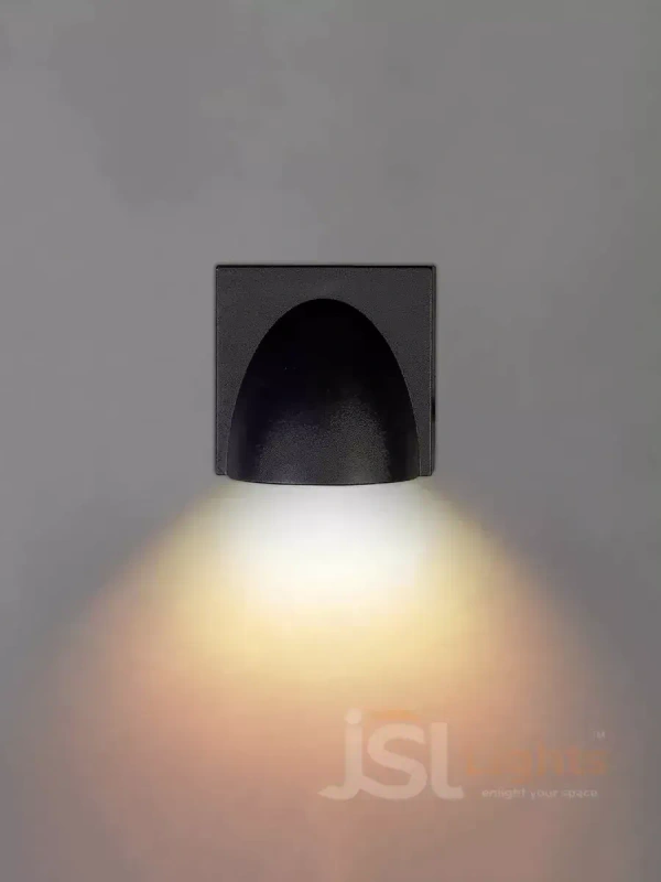 LX159 5W Black Outdoor Up Down Wall Light - 5W, 3000K