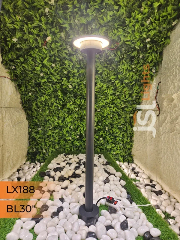 LX 188 12W 30″ Outdoor Garden Bollard Light - Bollard Light