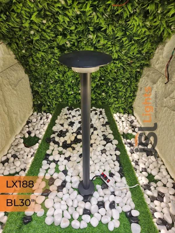 LX 188 12W 30″ Outdoor Garden Bollard Light - Bollard Light
