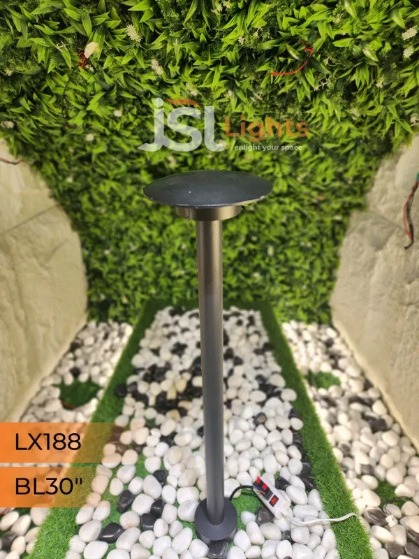 LX 188 12W 30″ Outdoor Garden Bollard Light - Bollard Light