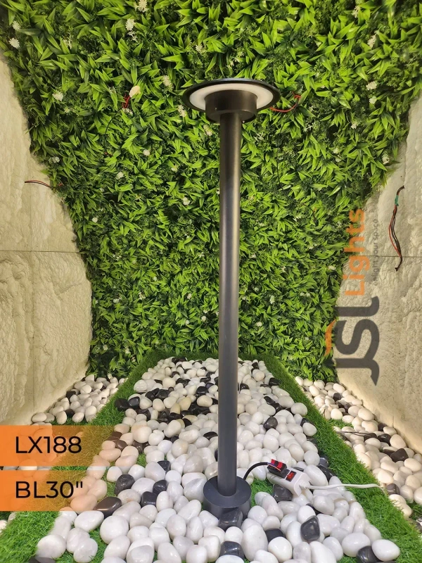 LX 188 12W 30″ Outdoor Garden Bollard Light - Bollard Light