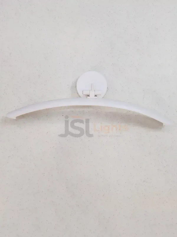 LX 876 12W White Curve Mirror Light - 12W, 3000K, White