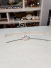 LX 876 12W White Curve Mirror Light - 12W, 3000K, White