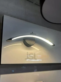 LX 876 6W Black Curve Mirror Light - 6W, 3000K, Black