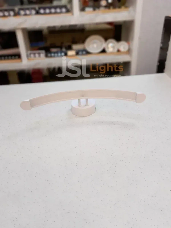 LX 876 6W White Curve Mirror Light - 6W, 3000K, White