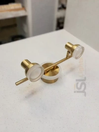 LX 987 (10+2W) 12W GD Mirror Light Warm White - 12W, GD