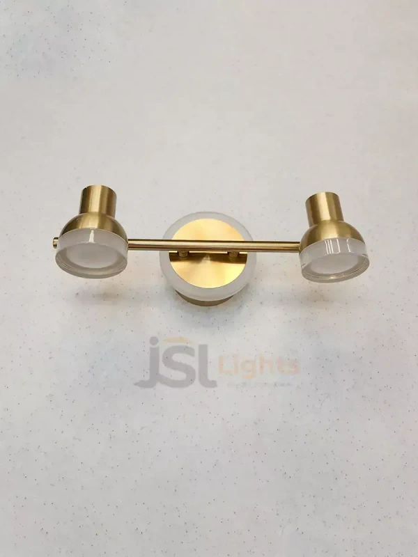 LX 987 (10+2W) 12W GD Mirror Light Warm White - 12W, GD