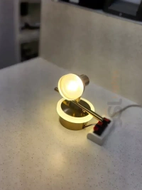 LX 987 (5+2W) 7W GD Mirror Light Warm White - 7W, GD