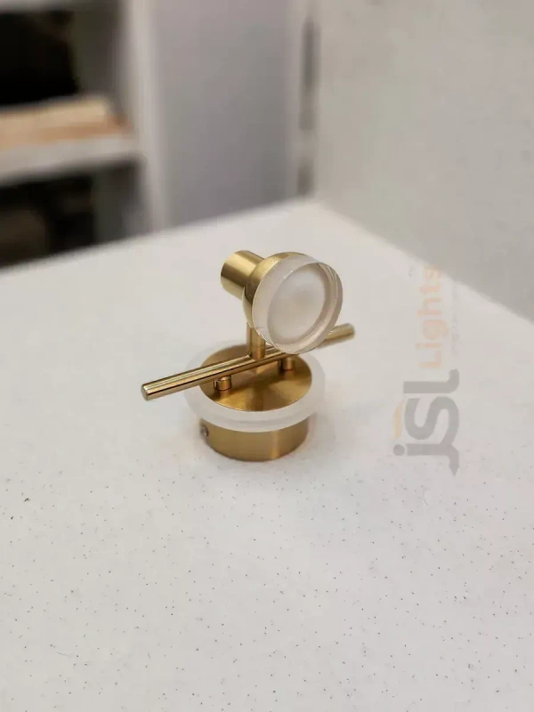 LX 987 (5+2W) 7W GD Mirror Light Warm White - 7W, GD