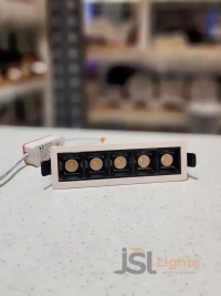 LX 935 10W White PB Linear Spotlight - 10W, 4000K, White