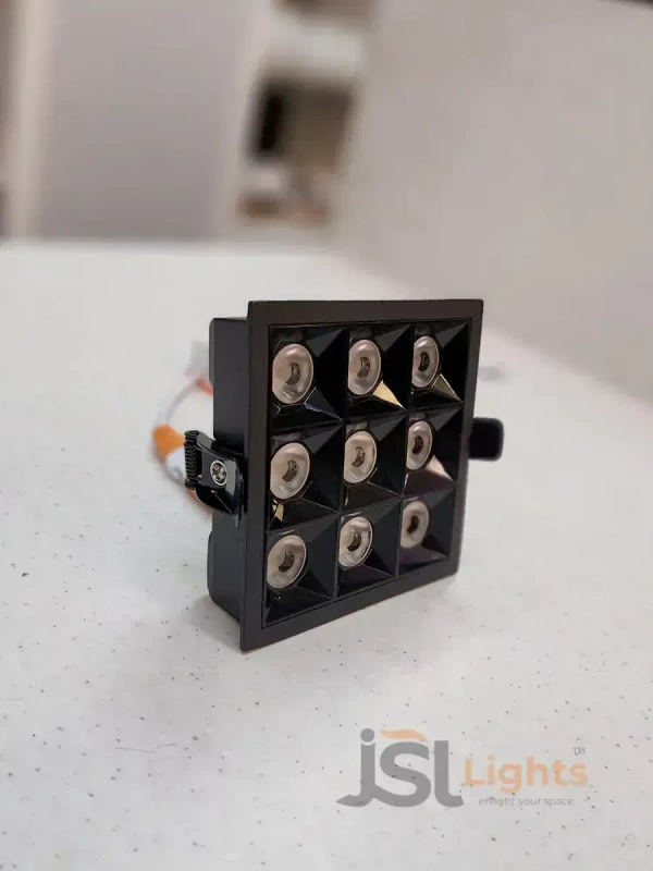 LX   LX 935 18W Black PB Square Linear Spotlight - 18W, 4000K, Black