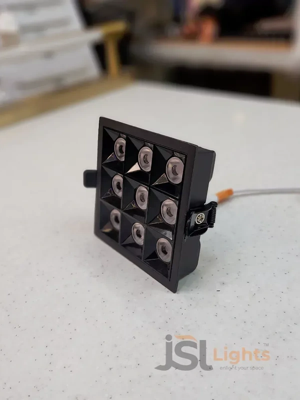 LX   LX 935 18W Black PB Square Linear Spotlight - 18W, 4000K, Black