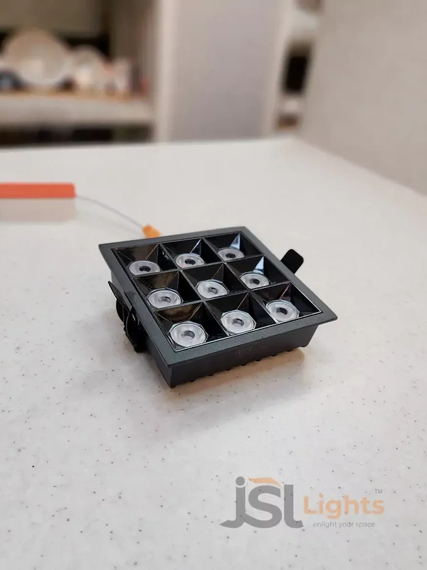 LX   LX 935 18W Black PB Square Linear Spotlight - 18W, 4000K, Black