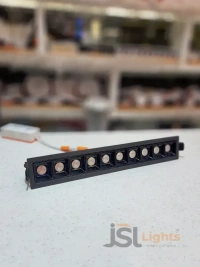 LX 935 20W Black PB Linear Spotlight - 20W, 3000K, Black