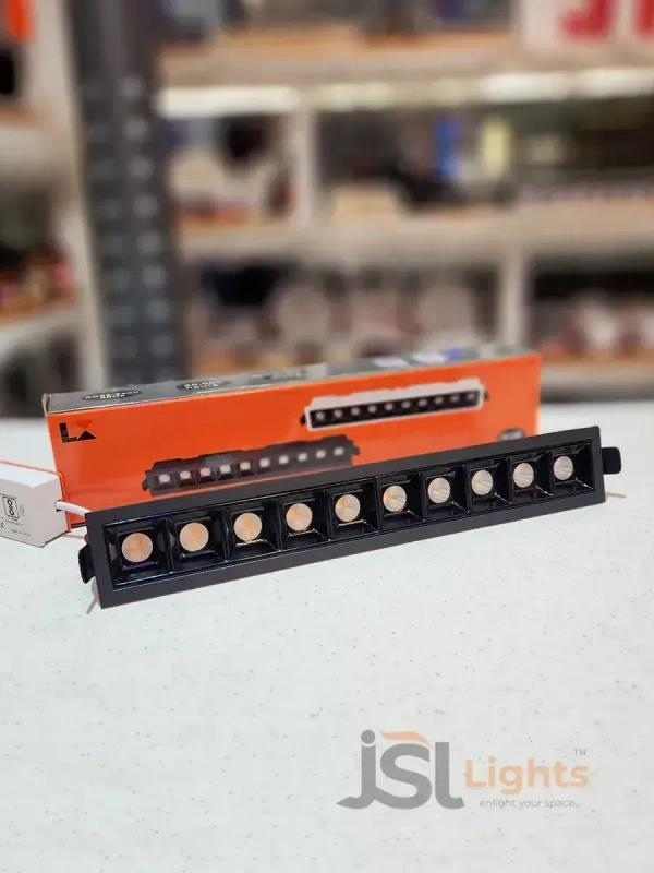 LX 935 20W Black PB Linear Spotlight - 20W, 3000K, Black