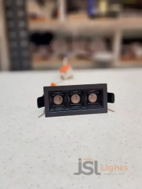 LX 935 6W Black PB Linear Spotlight - 6W, 3000K, Black