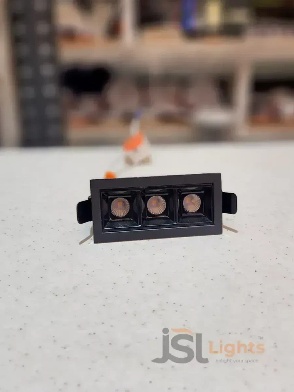 LX 935 6W Black PB Linear Spotlight - 6W, 3000K, Black