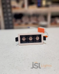 LX 935 6W Black Linear Spotlight - 6W, 3000K, White