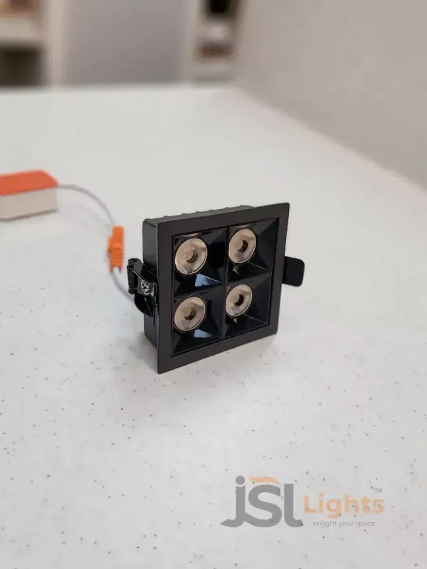 LX   LX 935 8W White PB Square Linear Spotlight - 8W, 3000K, White