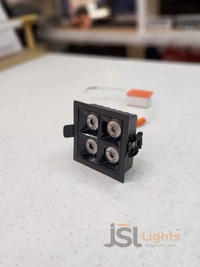 LX   LX 935 8W White PB Square Linear Spotlight - 8W, 3000K, White