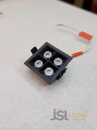 LX   LX 935 8W White PB Square Linear Spotlight - 8W, 3000K, White