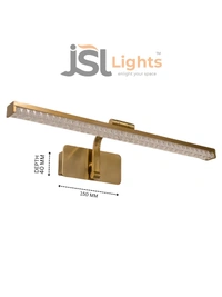 LX373 GD 12W Wall Mirror Light 3CCT | Glow Mirror - Premium Mirror Lights For Every Space - 1 pcs