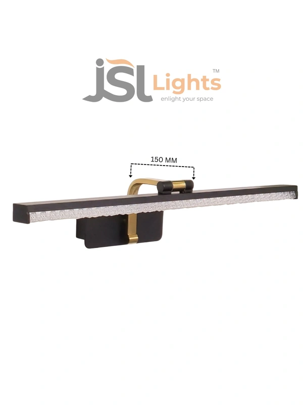 LX373 BK 12W Wall Mirror Light 3CCT | Glow Mirror - Premium Mirror Lights For Every Space - 