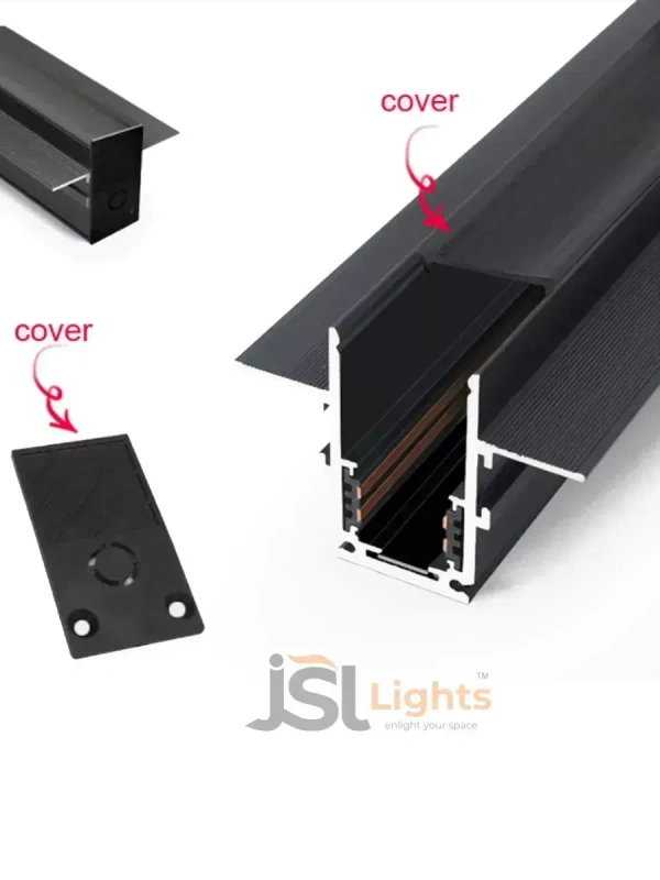 APRA MT-TR202 Recessed Magnetic Track Channel - MT-3Mtr Track