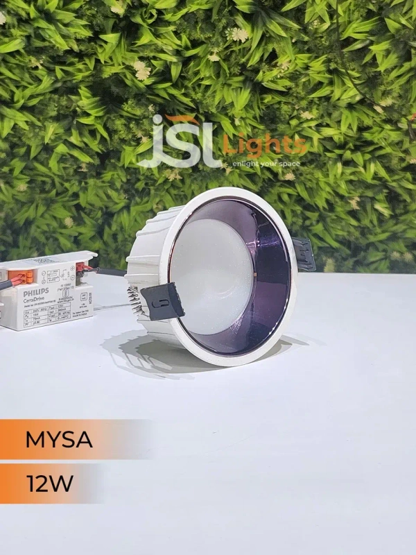 APRA Mysa 12W Round Diffused  Deep Recessed Downlight - 12W, 3000K