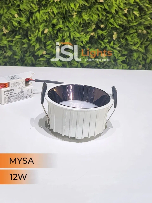 APRA Mysa 12W Round Diffused  Deep Recessed Downlight - 12W, 4000K