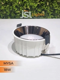 APRA Mysa 18W Round Diffused  Deep Recessed Downlight - 18W, 6000K