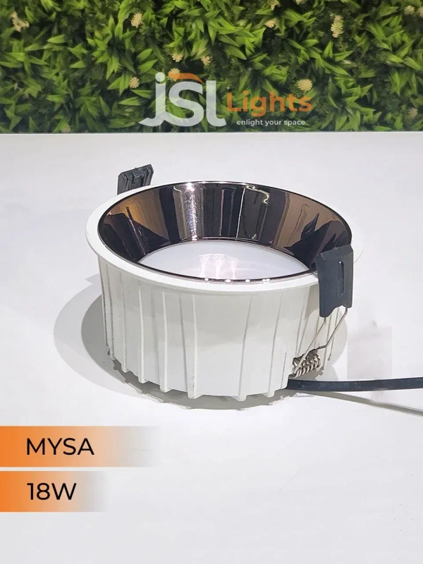 APRA Mysa 18W Round Diffused  Deep Recessed Downlight - 18W, 6000K